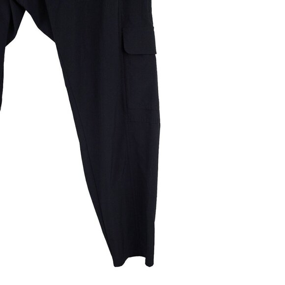 Athleta‎ Active Black Cargo Pants With Zipper Pockets & Elastic Waist - Size 8P - Picture 4 of 9